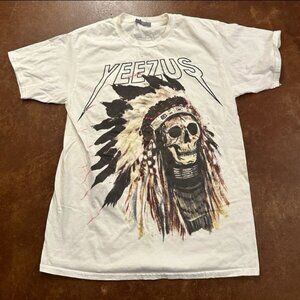 Kanye West Yeezus Tour Native Skull TShirt